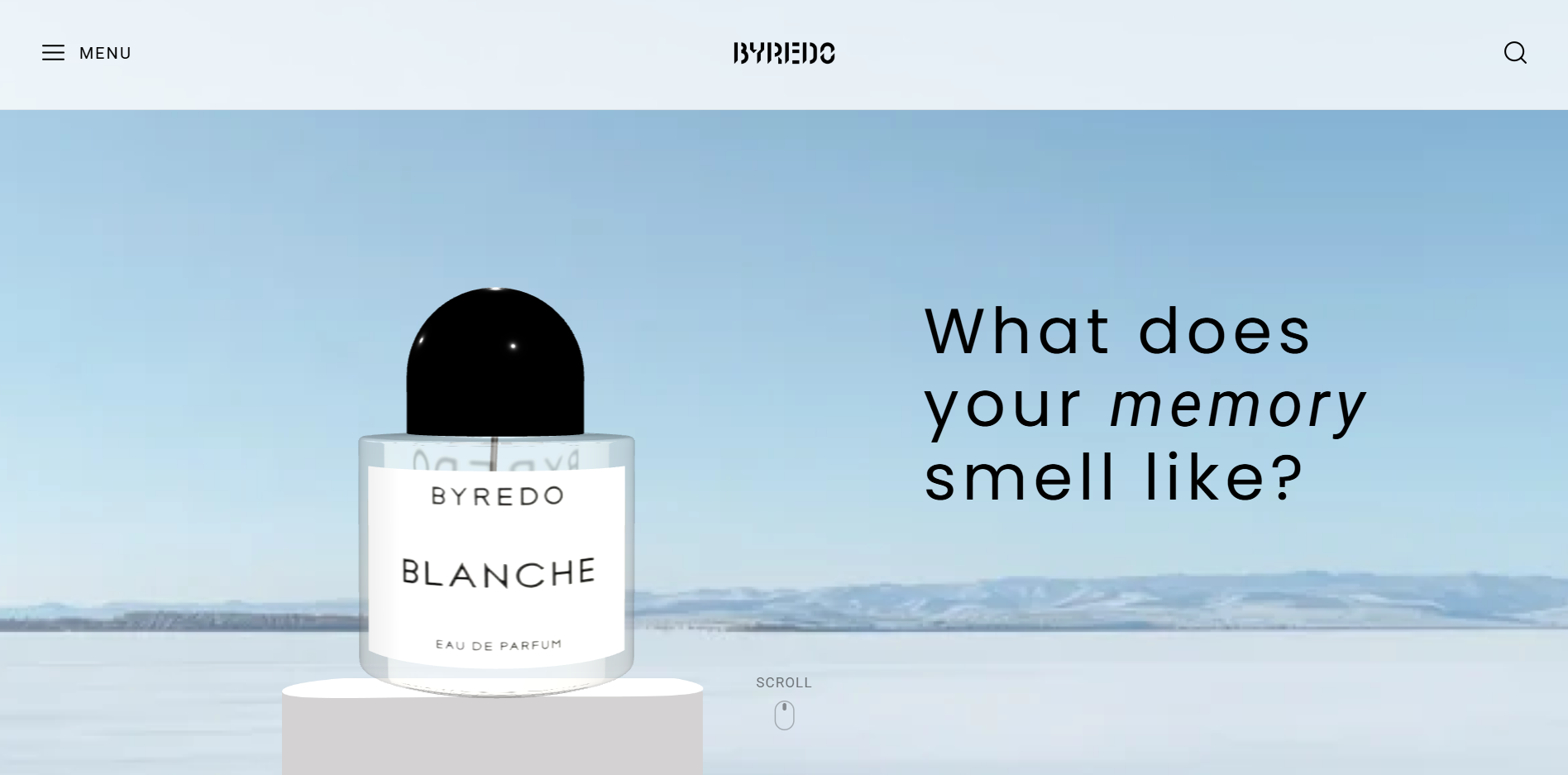 Byredo Homepage